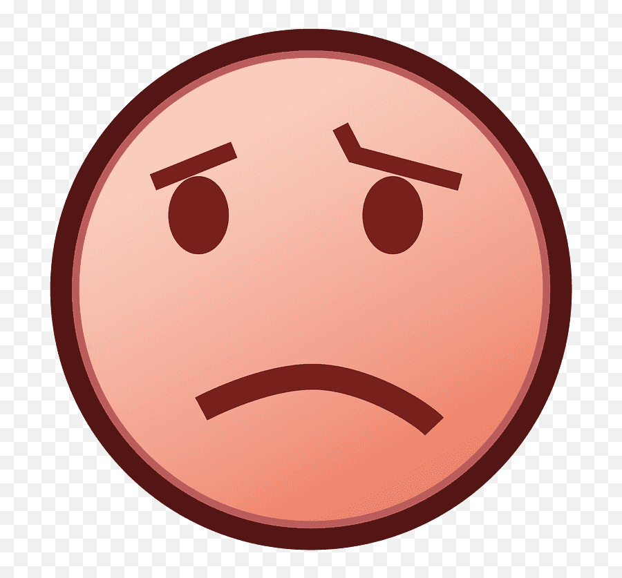 Confused Face Emoji Clipart - Cara De Confusión,Emoji 112