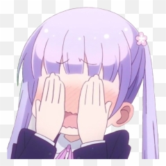 Largest Collection of Free - toEdit embarrassed Stickers Blushing Embarrassed Anime Girl Emoji