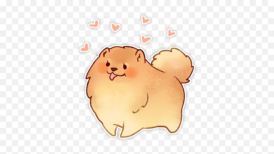 Fatgoldenretriever By - Soft Emoji,Pomeranian Emoji