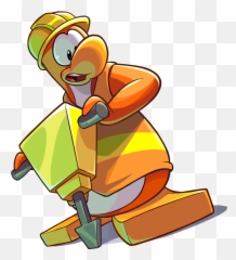 Clipart Clothes Construction Worker - Club Penguin Emoji
