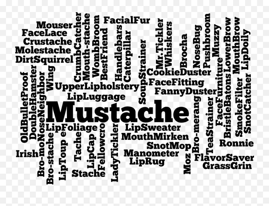 Free Mustache Man Illustrations - Mustache Word Cloud Emoji,Mustache Emoji