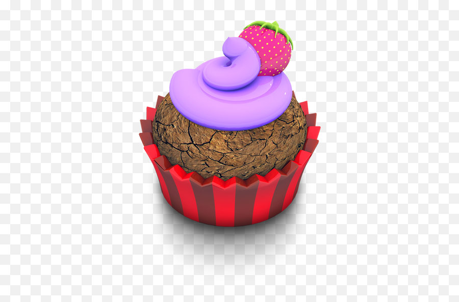 Berry Cupcake Icon - Cake Emoji,Emoji Cupcake