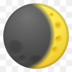 Waxing Crescent Moon Emoji - Luna Creciente