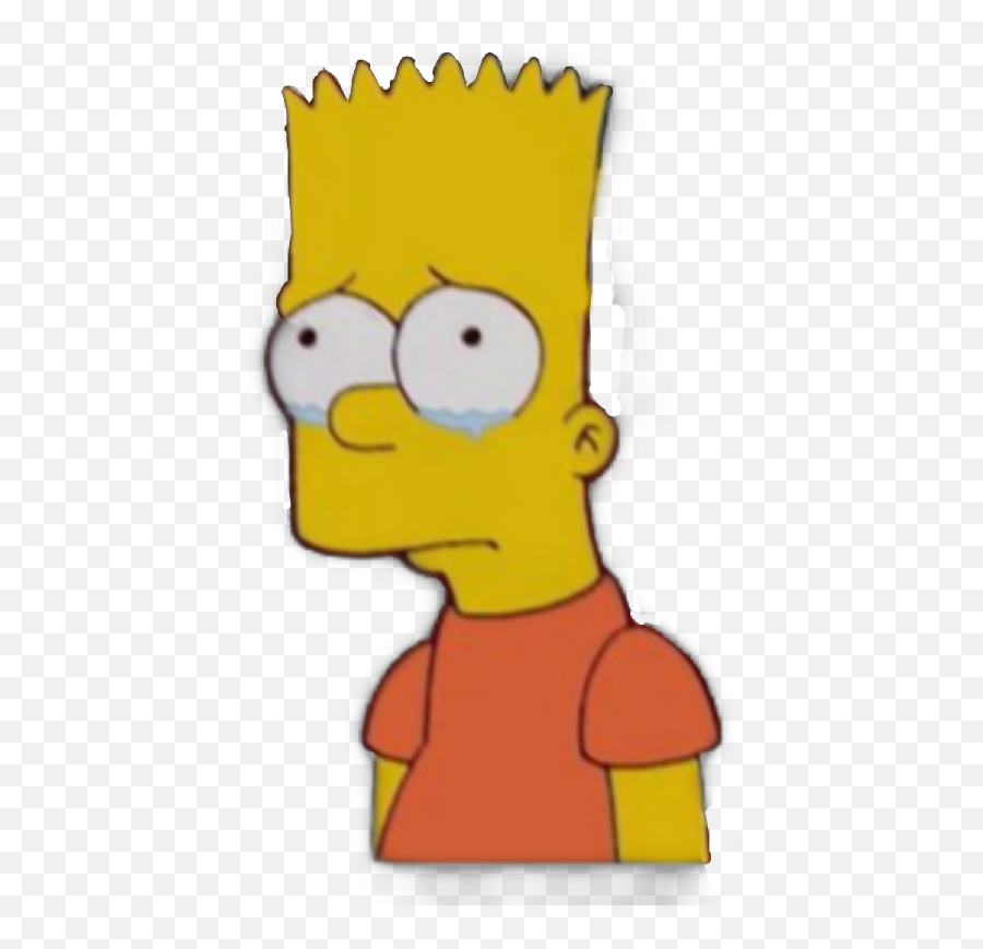 Trending Embarrassing Stickers - Draw Bart Simpson Sad Emoji,Embarrassing Emoji