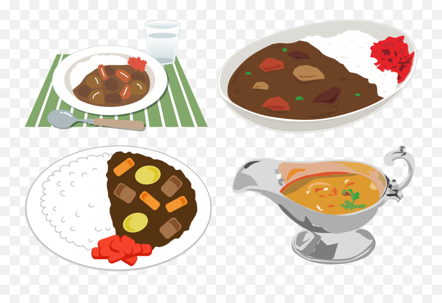 Curry And Rice Clipart - Curry Rice Food Clipart Emoji,Rice Emoji