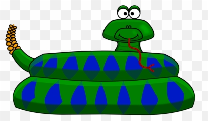 Cartoon Snake Vector Clipart Image - Cartoon Rattlesnakes Clipart Emoji,Snake Emoji