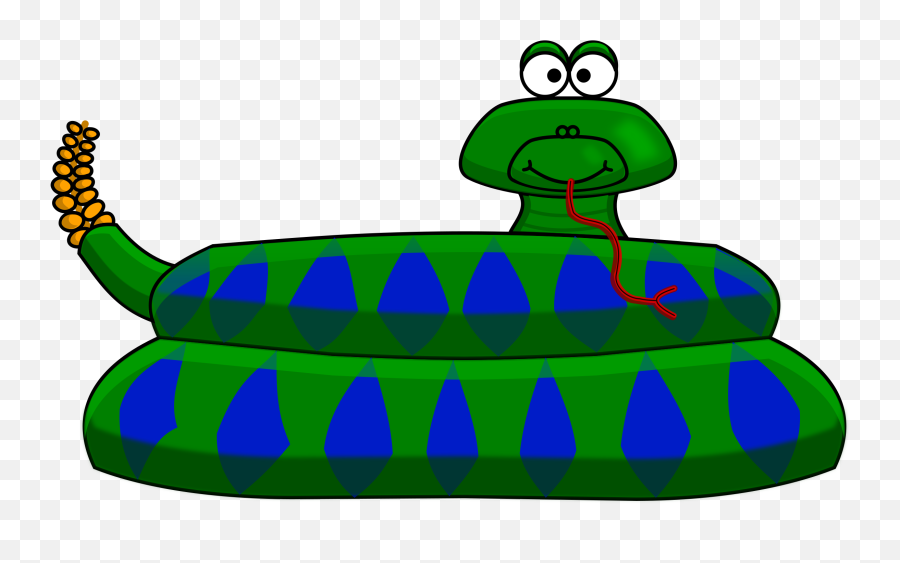 Cartoon Snake Vector Clipart Image - Cartoon Rattlesnakes Clipart Emoji,Snake Emoji