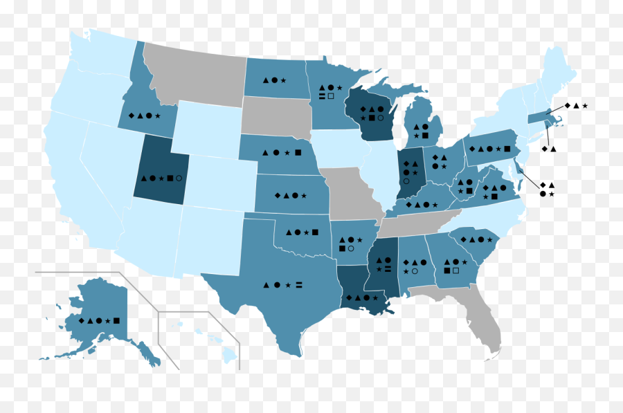 Pre - 116th Congress Senate Map Emoji,Is There A Breast Cancer Emoji
