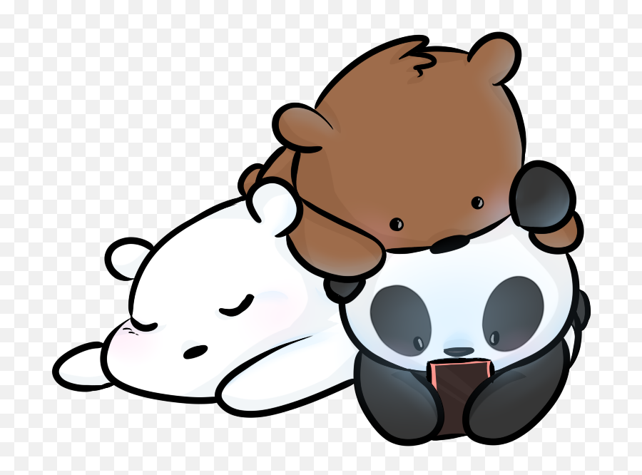 We Bare Bears - We Bare Bears Chibi Emoji,Polar Bear Emoji