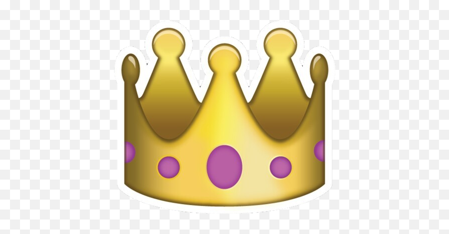 Crown Emoji Uploaded - Transparent Crown Emoji,Yellow And Purple Emoji