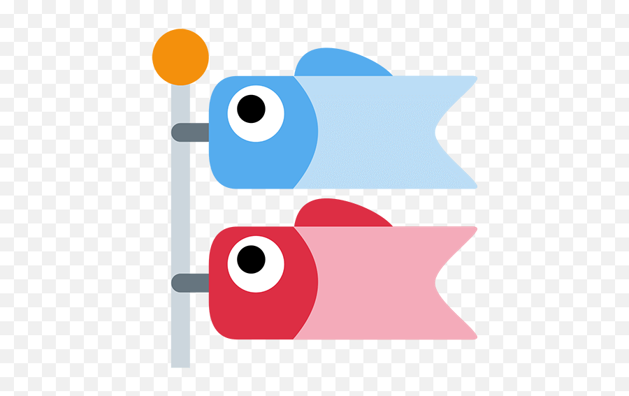 Carp Streamer Emoji For Facebook Email - Carp Streamer Emoji,Rowboat Emoji
