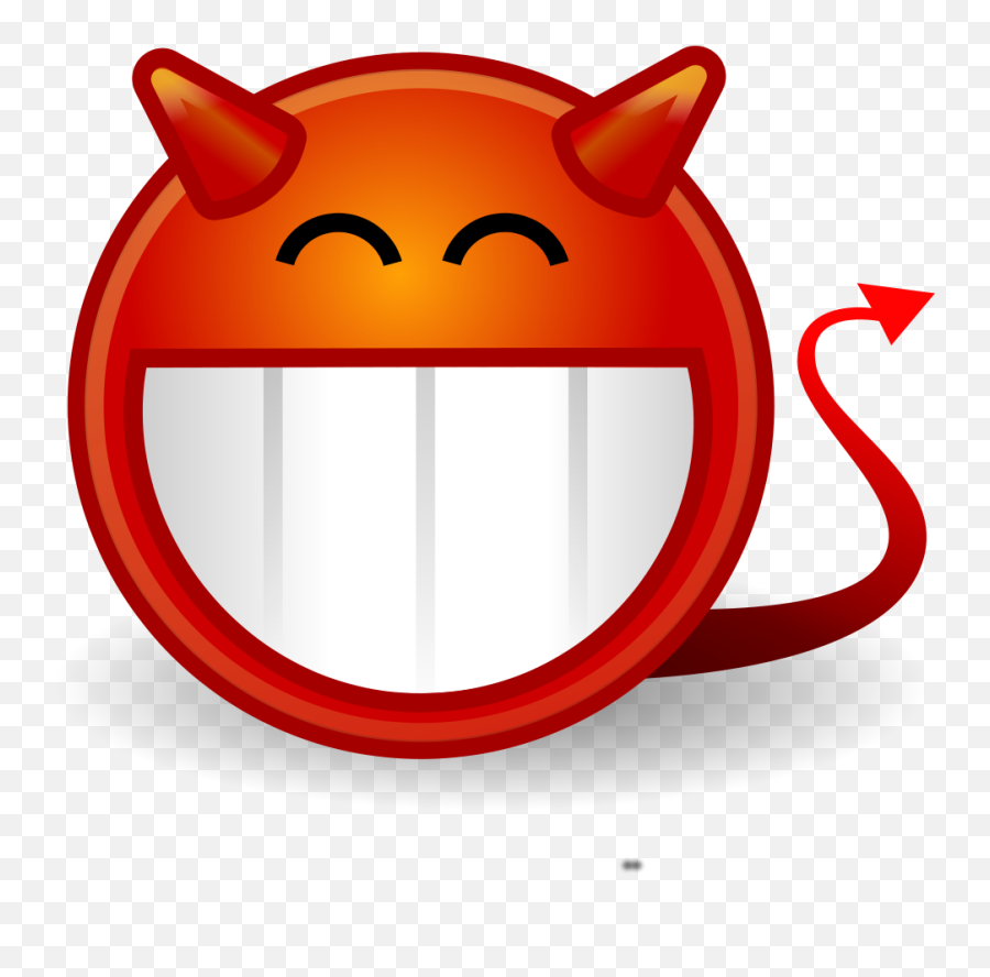 Pin - Smiling Red Devil Emoji,Church Emoji