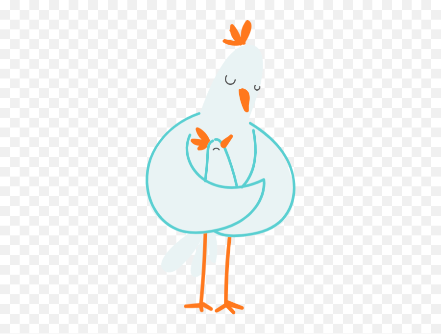 Free Online Chicken Motherly Love Festivals Vector For - Clip Art Emoji,Penguins Emoticons