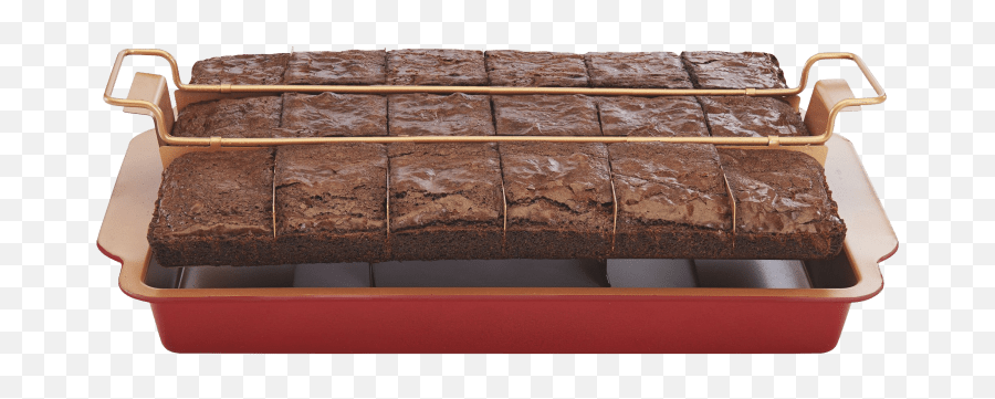 Asotv Red Copper Brownie Bonanza Pan - Chocolate Emoji,Brownie Emoji