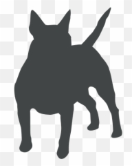 Transparent Boxer Dog Silhouette - Perro Boxer Blanco Y Negro Ilustración Emoji,Boxer Dog Emoji