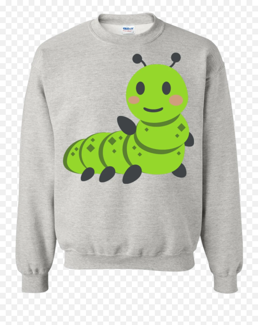 Waving Caterpillar Emoji Sweatshirt - Ugly Christmas Sweater Alfa Romeo,Moth Emoji