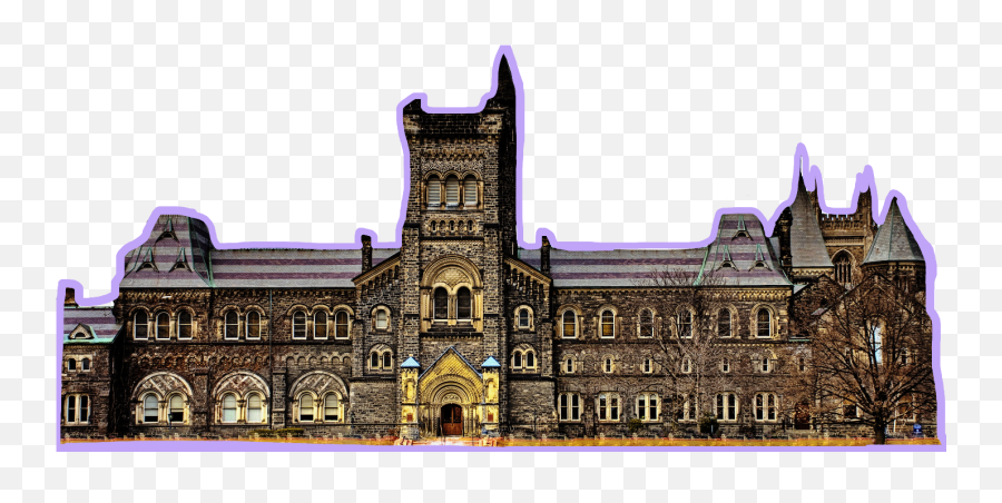 Ftestickers University Toronto - Front Campus Emoji,Classical Building Emoji