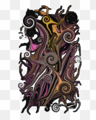 Alienplanetart Swirleffect Coloursplash Bush Shrub Hedg - Illustration Emoji,Shrub Emoji