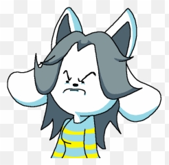 Existence Is Pai Stickers Gfycat - Undertale Angry Temmie Emoji,Temmie Emoji