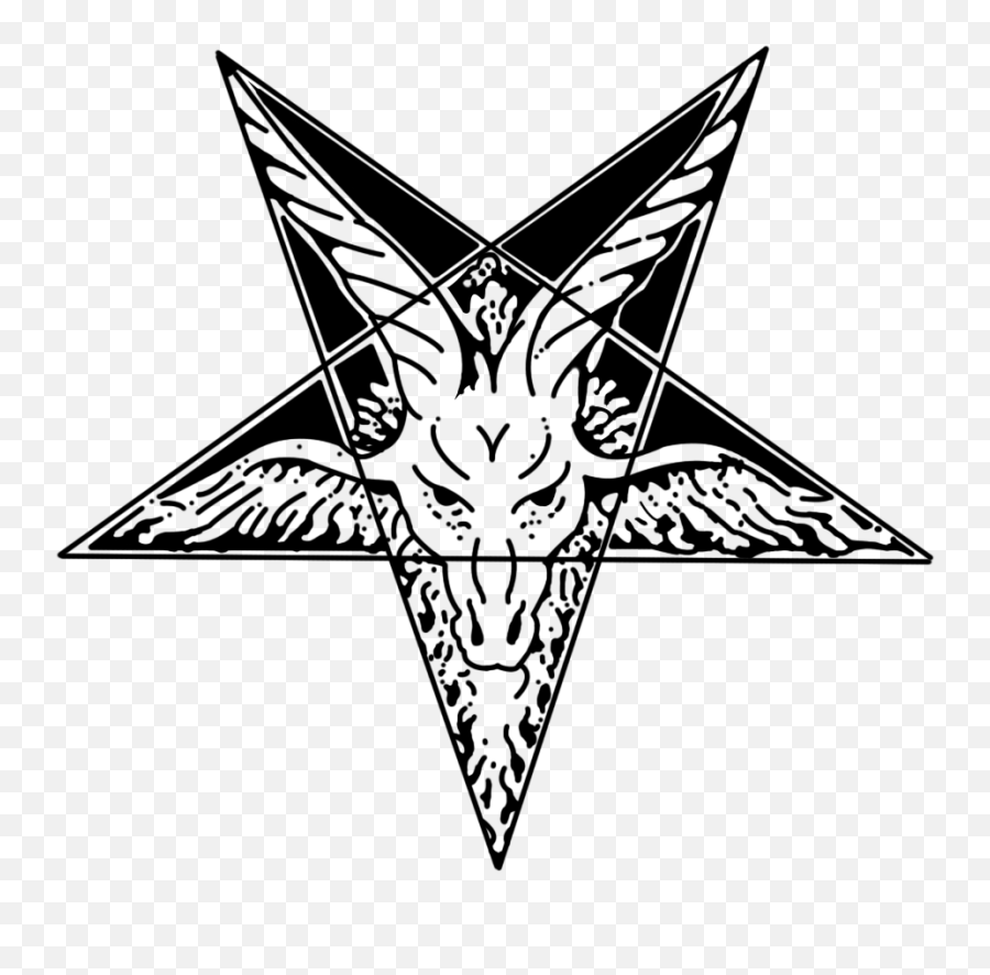 Pentacle Transparent Upside Down - Goat Satan Png Emoji,Pentagram Emoji