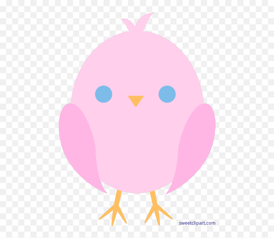 Chick Baby Cute Easter Pink Clip Art - Clip Art Emoji,Easter Emoticons