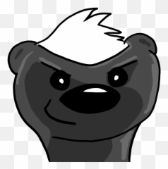 My Art - Cartoon Emoji,Honey Badger Emoji