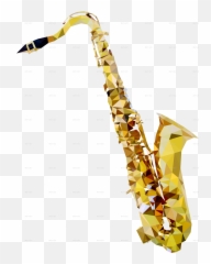 Glitter Vector Png - Low Poly Saxophone Emoji,Sax Emoji