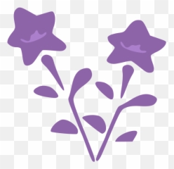 Bellflower Purple Imprint Vector Image - Design About Flower Clip Art Emoji,Birthday Balloon Emoji