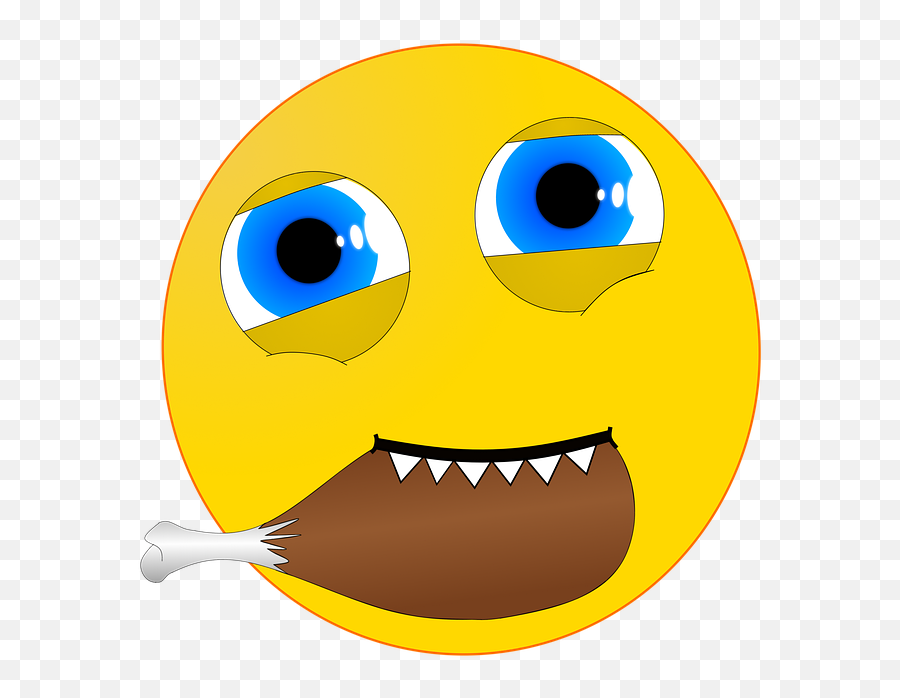 Ühnerkeule Chicken Fry - Smiley Emoji,Fire Emoji Png