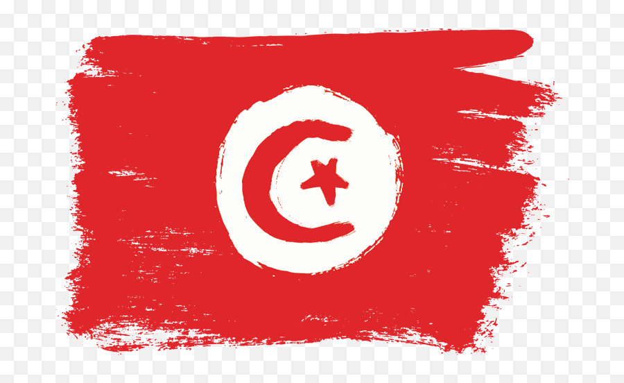Free - Bandeira Da Tunisia Pintada Emoji,Tunisia Flag Emoji