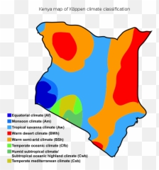 Kenya Map Of Köppen Climate Classification - Emoji