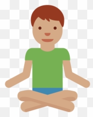 Twemoji2 1f9d8 - Sitting Boy Emoji