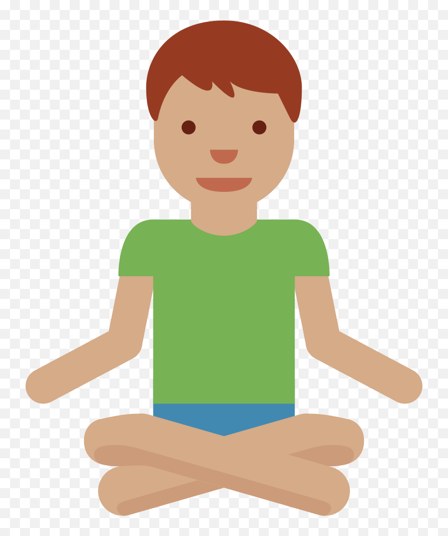 Twemoji2 1f9d8 - Sitting Boy Emoji,Joint Emoji