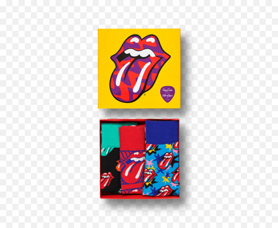 Download Rolling Stones - Happy Socks Rolling Stones 3 Pack Emoji,Rolling Stones Emoji