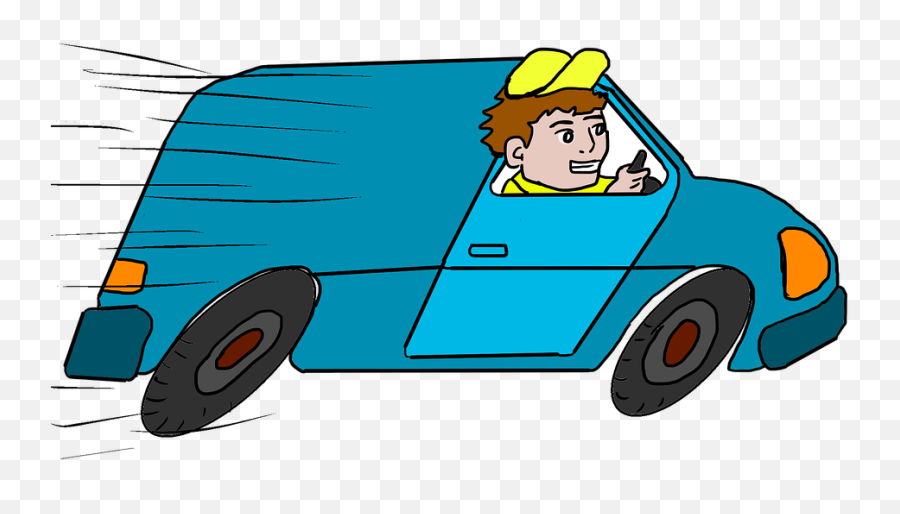 Delivery Truck Express Fast - Cartoon Car Delivery Service Emoji,Moving Truck Emoji