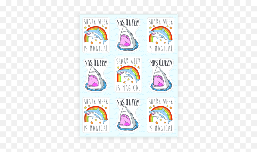 Rainbow Stickers Sheets - Clip Art Emoji,Yas Queen Emoji