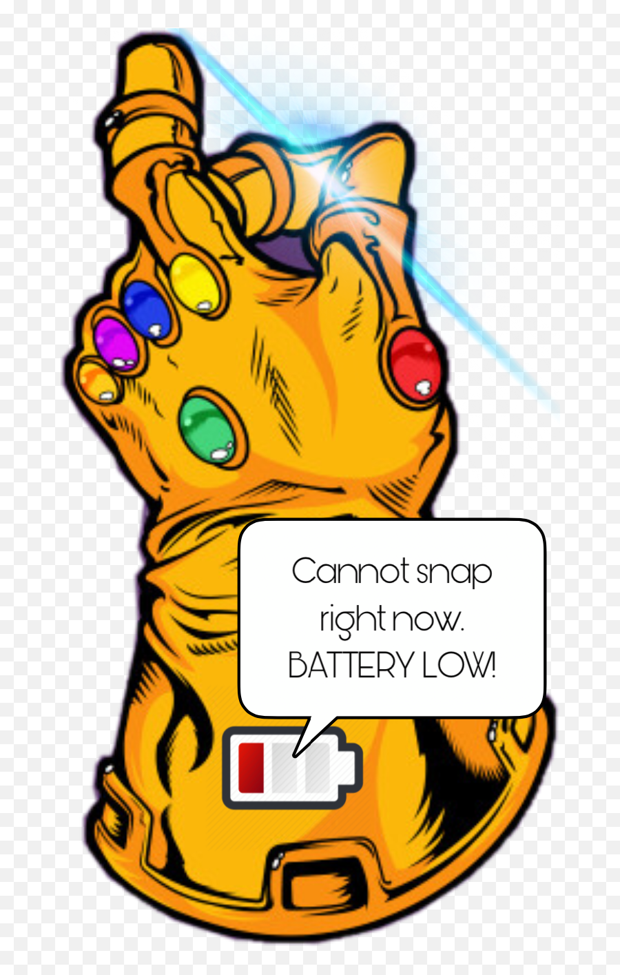 Thanossnap Batterylow Freetoedit - Thanos Emoji,Thanos Snap Emoji