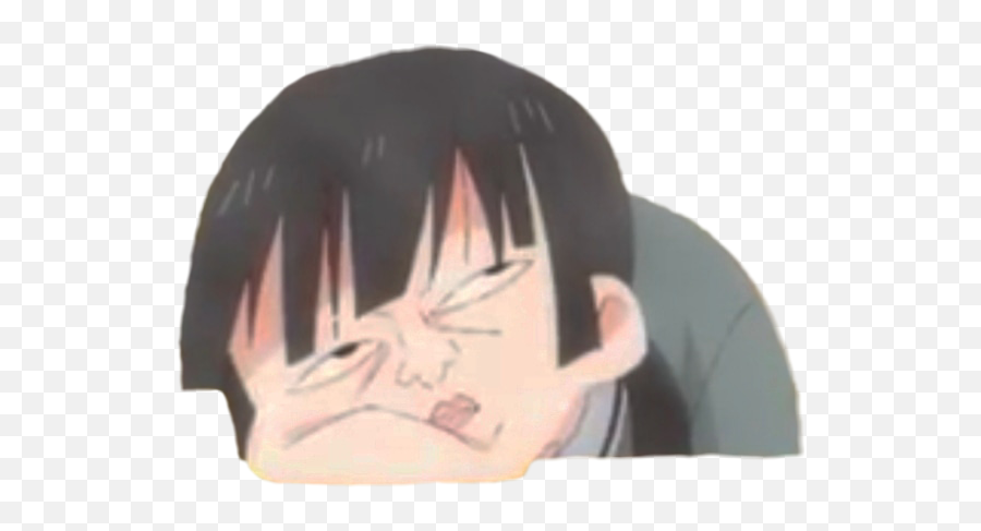 Anime Weeb Animegirl Animememe Mood Relatable Emoji,Snort Emoji