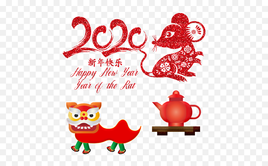 444 Unique Happy New Year 2020 Images Hd Free Download In - Logo 2020 Chinese New Year Emoji,Happy New Year Emoji Message