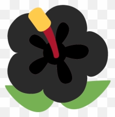Dot Emoji,Hibiscus Emoji