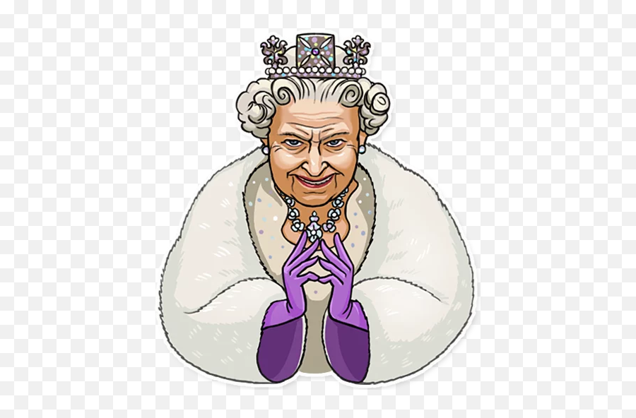The Queen - Stickers For Whatsapp Senior Citizen Emoji,Queen Crown Emoji