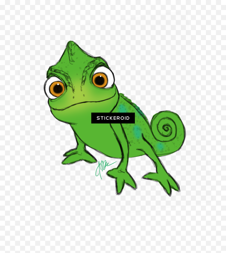 Pascal Hd - Tangled Pascal Emoji,Chameleon Emoji