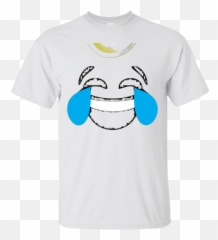 Emoji Halloween Costume Laughing Tears - Short Sleeve
