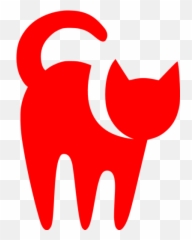 Red cat icon - Free red animal icons Language Emoji