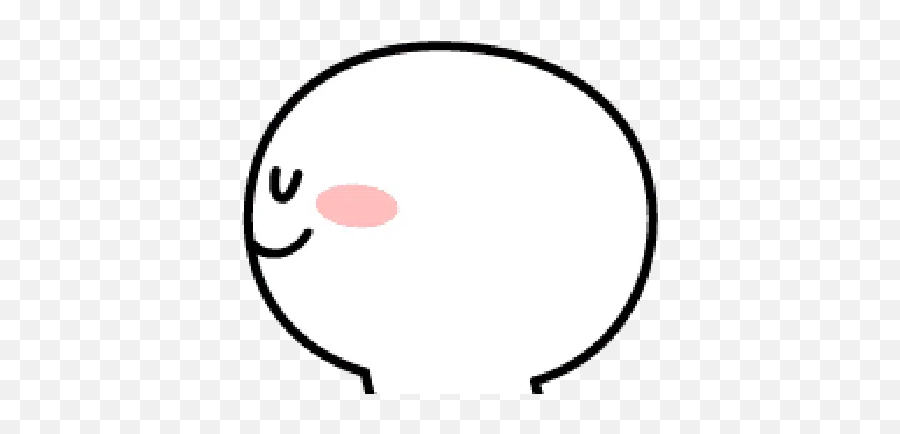 Rabbit Smile Emoji Whatsapp Stickers - Stickers Cloud Dot,Smile Emoji Black And White