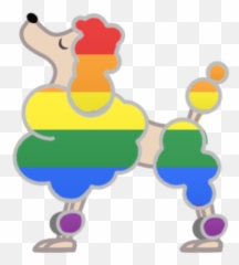But Sir That Is My Emotional Support Himbo Some Poodle - Cartoon Emoji,David Bowie Emoji