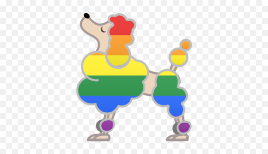 But Sir That Is My Emotional Support Himbo Some Poodle - Cartoon Emoji,David Bowie Emoji