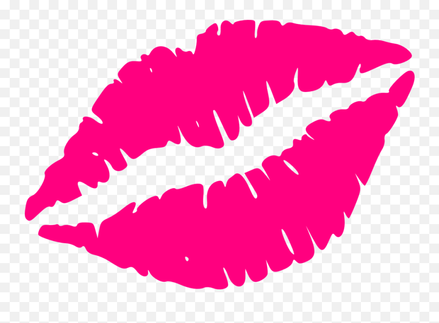 Lipstick Clipart Emoji Lipstick Emoji Transparent Free For - Pink Kiss Clipart,Lipstick Emoji