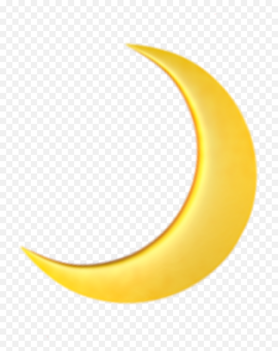 Iphone Emoji Moon Moonemoji Iphoneemoji - Crescent,Moon Emoji Transparent