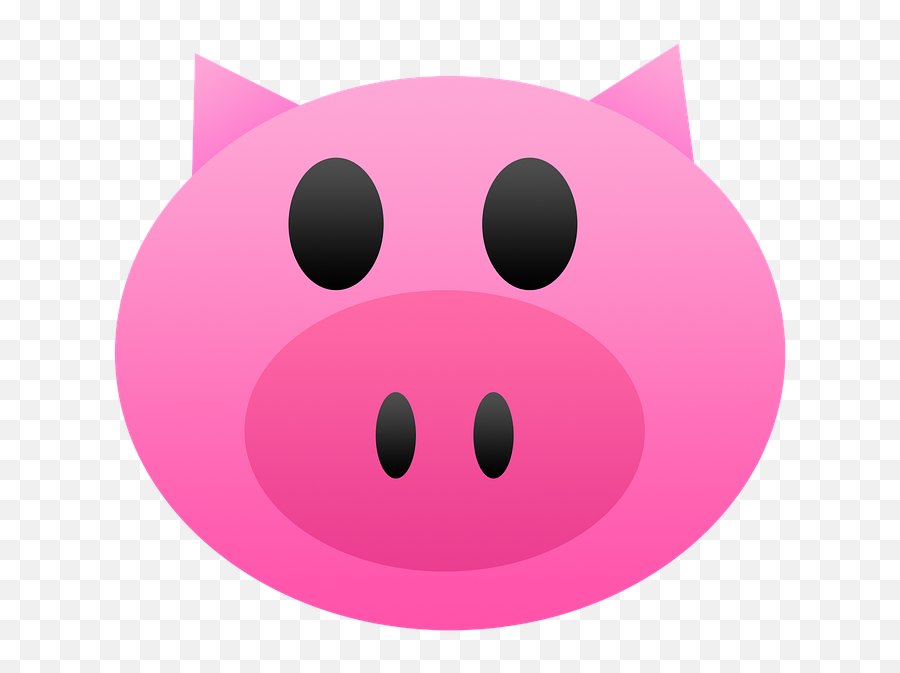 Pig Pink Happy - Emoji Pig Images Clip Art,Adult Emoji